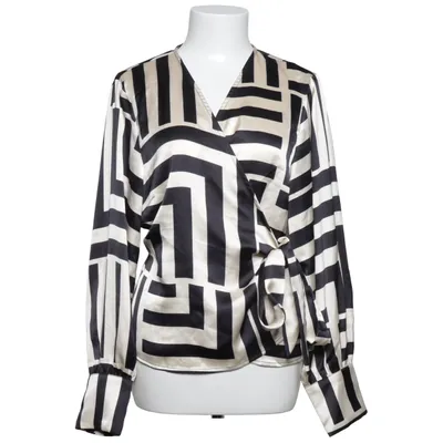 Omlottblus (Svart, Vit) från Object Elastan, Polyester