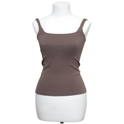 Sport tanktop (Bruin) van Aim'n Elastaan, Polyamide