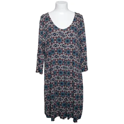 Jurk (Blauw, Meerkleurig) van Happi Elastaan, Viscose
