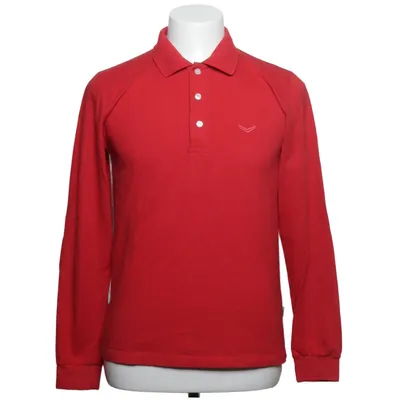 Rugby shirt (Rood) van Trigema Katoen