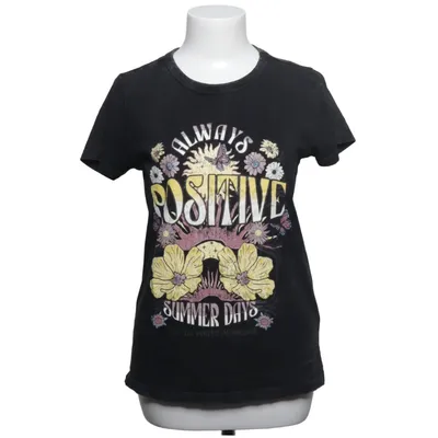 T-shirt (Black, Multicolored) from Sublevel Cotton