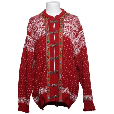 Cardigan (Red, White) from Norwegian Design