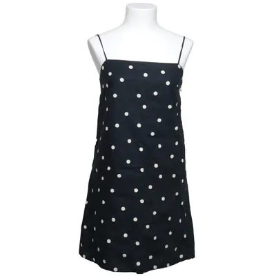 Dress (Black, White) from H&M Cotton, Linen