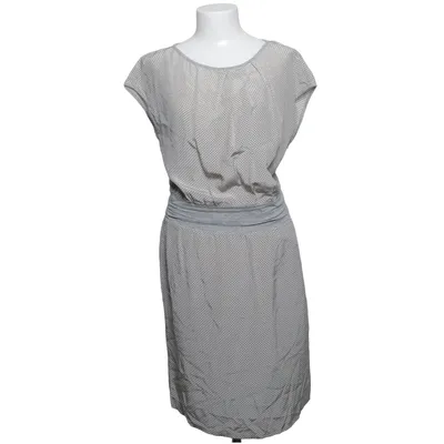 Dress (Gray, White) from Fabiana Filippi Cotton, Elastane, Silk