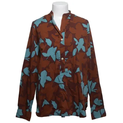 Blouse (Brown, Turquoise) from Rossana Diva Cotton, Elastane