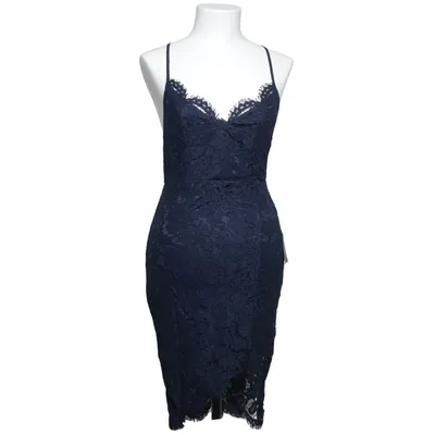 Cocktailjurk (Blauw) van Lulus Katoen, Polyamide, Polyester