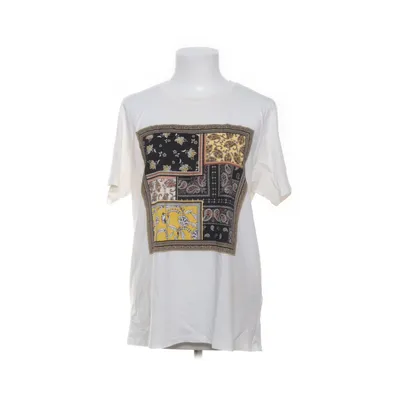 T-shirt (Hvid, Flerfarvet) fra Gina Tricot Bomuld