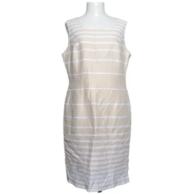 Jurk (Beige, Wit) van Vittoria Verani