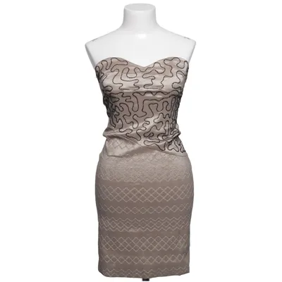 Cocktailjurk (Beige) van Pink Boom Elastaan, Polyamide, Polyester