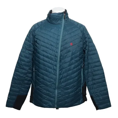 Veste légère (Vert pétrole) de Áhkká Outdoor Duvet, Élasthane, Plume, Polyamide, Polyester