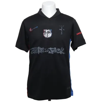 Voetbalshirt (Zwart, Meerkleurig) van Nike x Cactus Jack Polyester