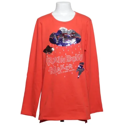 T-shirt à manches longues (Rouge) de LC Waikiki Girls Coton