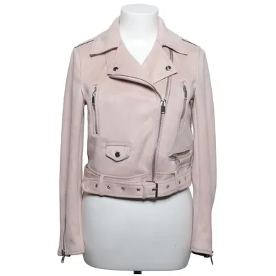 Bikerjacke (Beige) von Zara Basic Outerwear Elasthan, Polyester