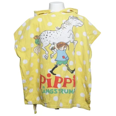 Badcape (Gul, Vit, Flerfärgad) från Pippi Långstrump Bomull