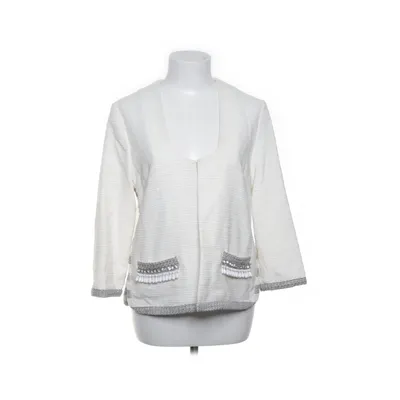 Cardigan (Blanc, Gris) de By Malene Birger Coton, Élasthane, Polyester, Viscose