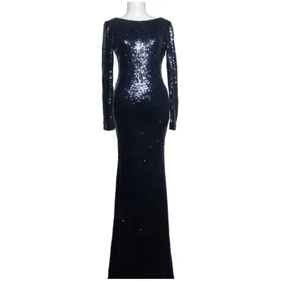 Evening gown (Blue) from Soky & Soka Recycled polyester