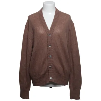 Cardigan (Brown) from Trés Bien Merino wool, Mohair, Polyamide