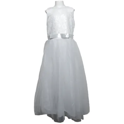 Flower girl dress (White) from NNJXD Cotton, Polyester