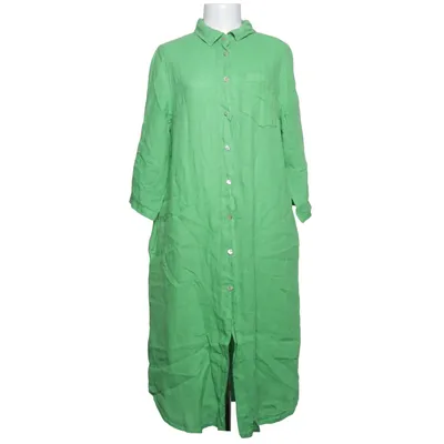 Shirt dress (Green) from Made in italy Linen