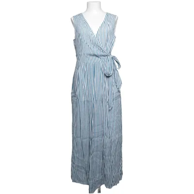 Wickelkleid (Blau, Weiß) von Pennyblack Baumwolle, Seide, Viskose
