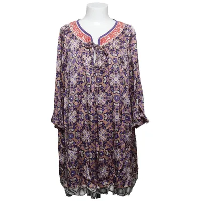Tunika (Lilla, Beige, Flerfarvet) fra Odd Molly Silke