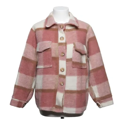 Skjortejakke (Pink, Hvid, Brun) fra Drys Akryl, Polyester, Uld