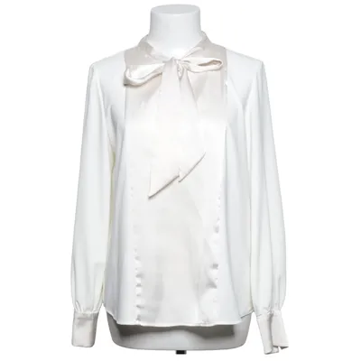 Blouse lavallière (Blanc) de Mango Suit