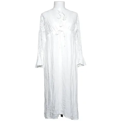 Klänning (Vit) Polyester