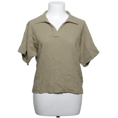 Korte mouwen shirt (Beige) van Janina Linnen, Viscose
