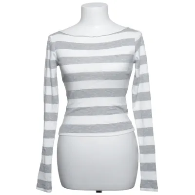 T-shirt à manches longues (Gris, Blanc) de Subdued Coton, Polyester