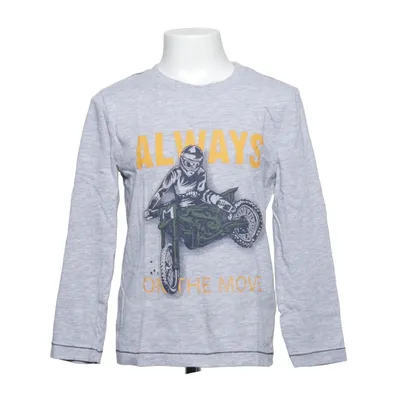 Lange mouwen shirt (Grijs) van Kids Katoen, Elastaan, Polyester