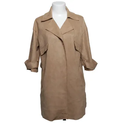 Manteau (Beige) de Lulu Love Élasthane, Polyester