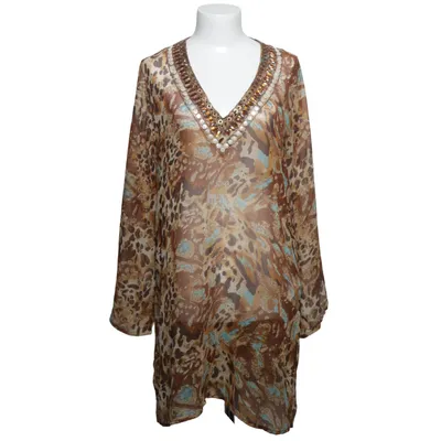 Beach dress (Brown, Multicolored) from Ada Gatti Polyester