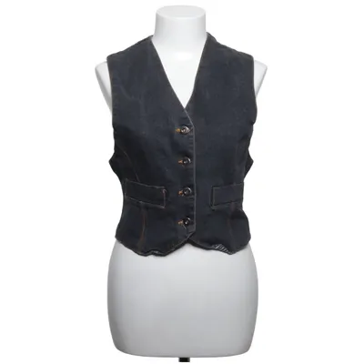 Gilet en jean (Noir, Blanc) de Suzy Coton