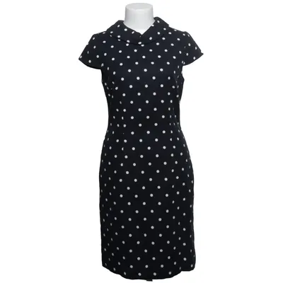 Robe (Noir, Blanc) de Hobbs Coton, Élasthane, Polyester