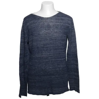 Pull-over (Bleu) de Wool & Co Coton, Lin, Polyamide, Polyester
