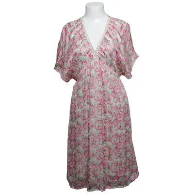 Kaftan (Pink, Green, Multicolored) from Ema Blue's Elastane, Polyester, Viscose