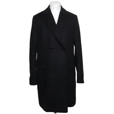 Frakke (Sort) fra Boss Kashmir, Viscose, Uld