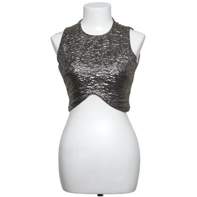 Crop top (Grijs) van Oneness Polyester