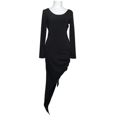 Maxi jurk (Zwart) Elastaan, Polyester
