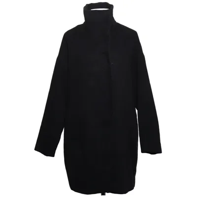 Coat (Black) from Sinsay Polyester, Viscose