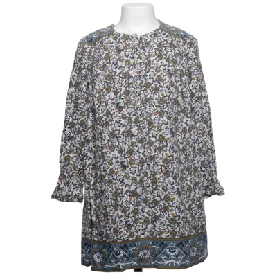 Dress (Blue, White, Multicolored) from Zara Girls Soft Collection Cotton, Viscose