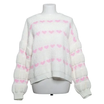 Pull-over (Blanc, Rose) de Zauberstern