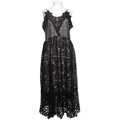 Dress (Black, Beige) from Ocultica Elastane, Polyester