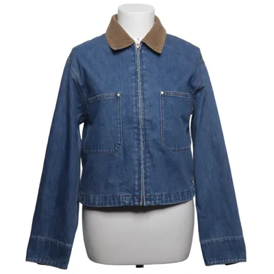 Spijkerjas (Blauw, Bruin) van Uniqlo Katoen, Polyester