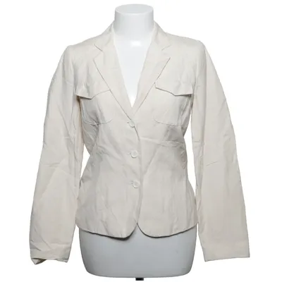 Blazer (Beige) de Côté Femme Lin, Viscose