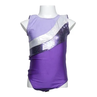 Justaucorps de gymnastique (Violet, Argent, Multicolore) de Tappers & Pointers Élasthane, Polyamide