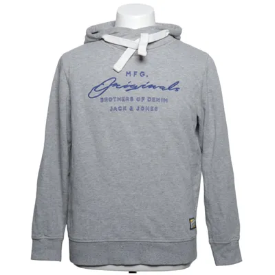 Hættetrøje (Grå) fra Jack & Jones Originals Bomuld, Polyester, Viscose