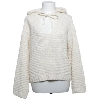 Hættetrøje (Hvid) fra Zara Akryl, Bomuld, Polyester