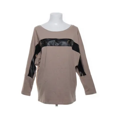 Långärmad t-shirt (Beige, Svart) från Freestyle Bomull, Elastan